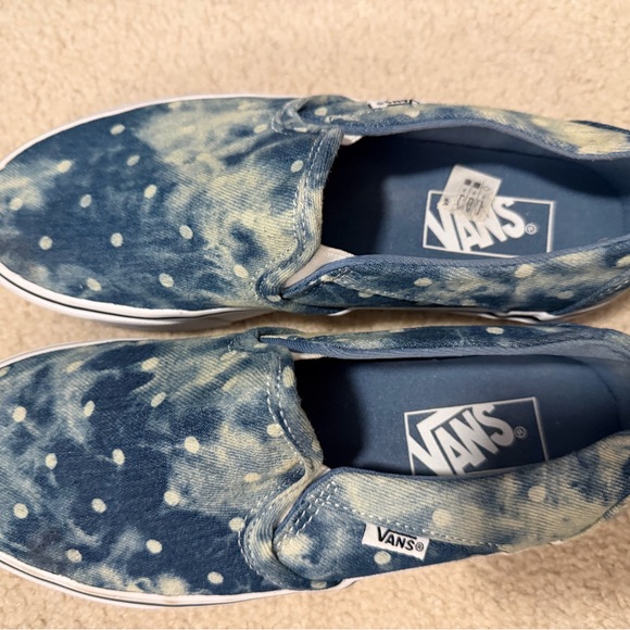 Vans Denim Dots Slip-On Shoes - Picture 4 of 7